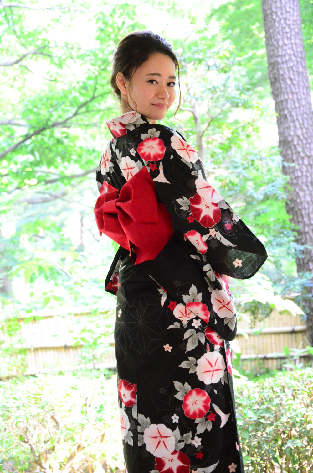 Japanese yukata kimono / D #149