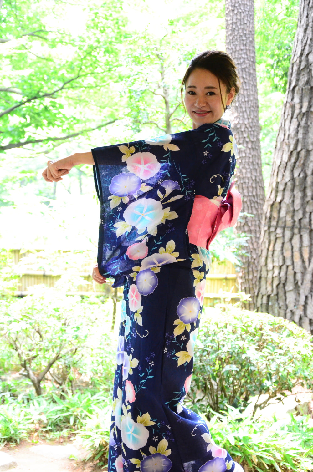 Japanese yukata kimono / ST #556