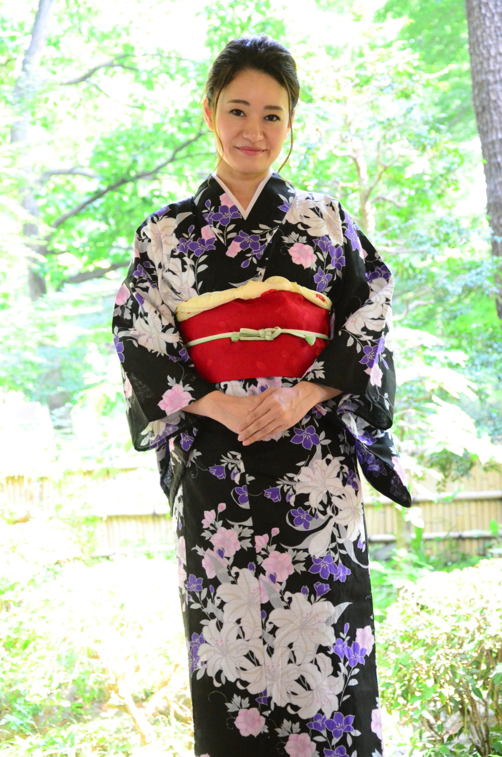 Japanese yukata kimono / D #143
