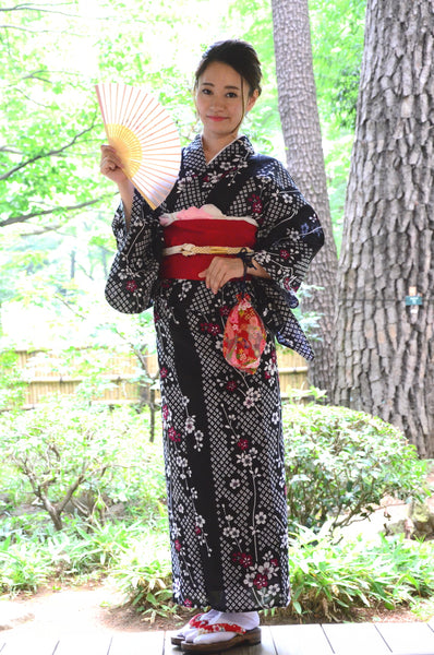 Japanese yukata kimono / ST #552
