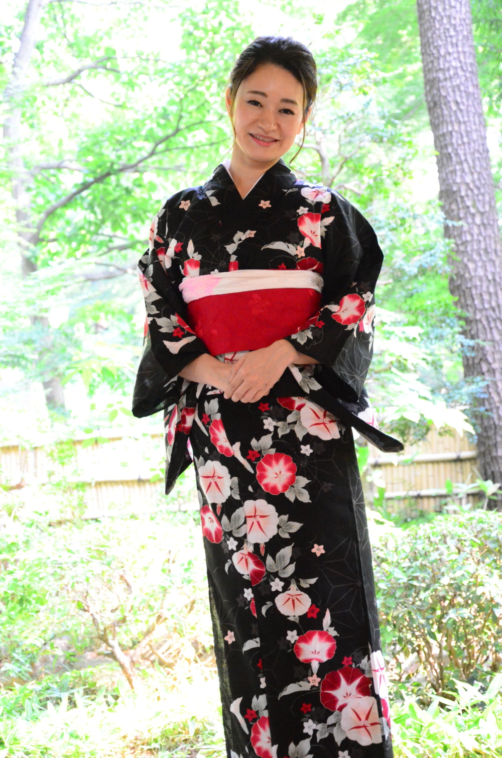 Japanese yukata kimono / D #149