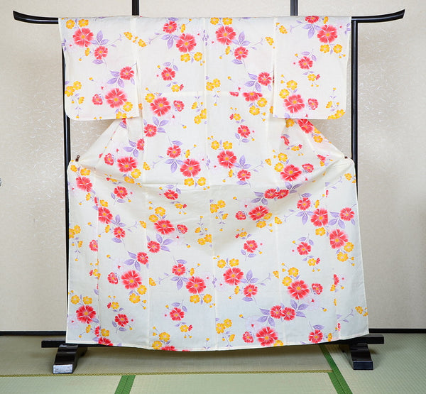 Japanese yukata kimono / H #302