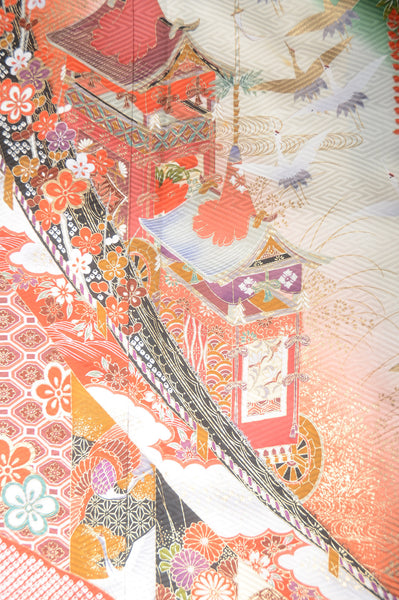 Long-sleeved kimono 6 items set / Furisode / FK#1-384