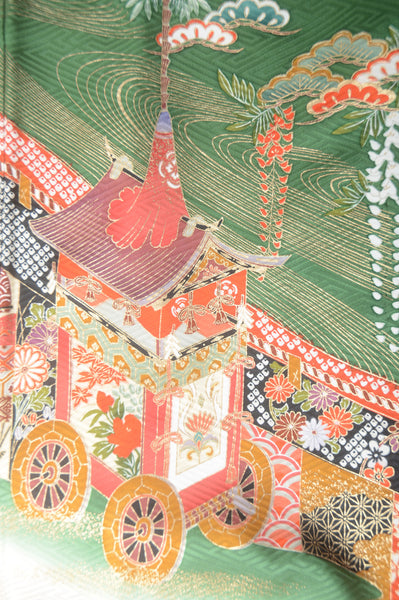 Long-sleeved kimono 6 items set / Furisode / FK#1-384