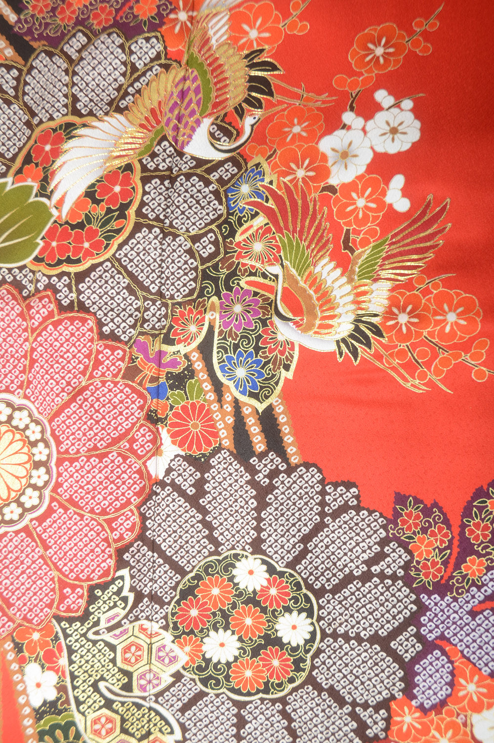 Long-sleeved kimono 6 items set / Furisode / FK#1-387