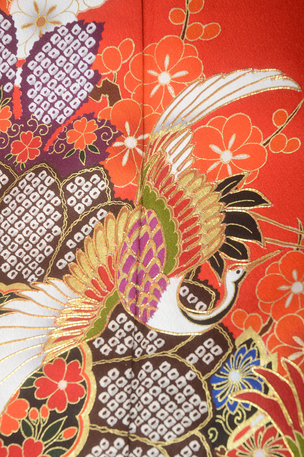 Long-sleeved kimono 6 items set / Furisode / FK#1-387