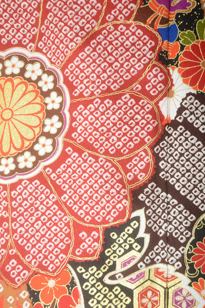 Long-sleeved kimono 6 items set / Furisode / FK#1-387