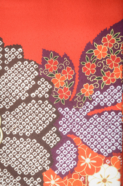 Long-sleeved kimono 6 items set / Furisode / FK#1-387