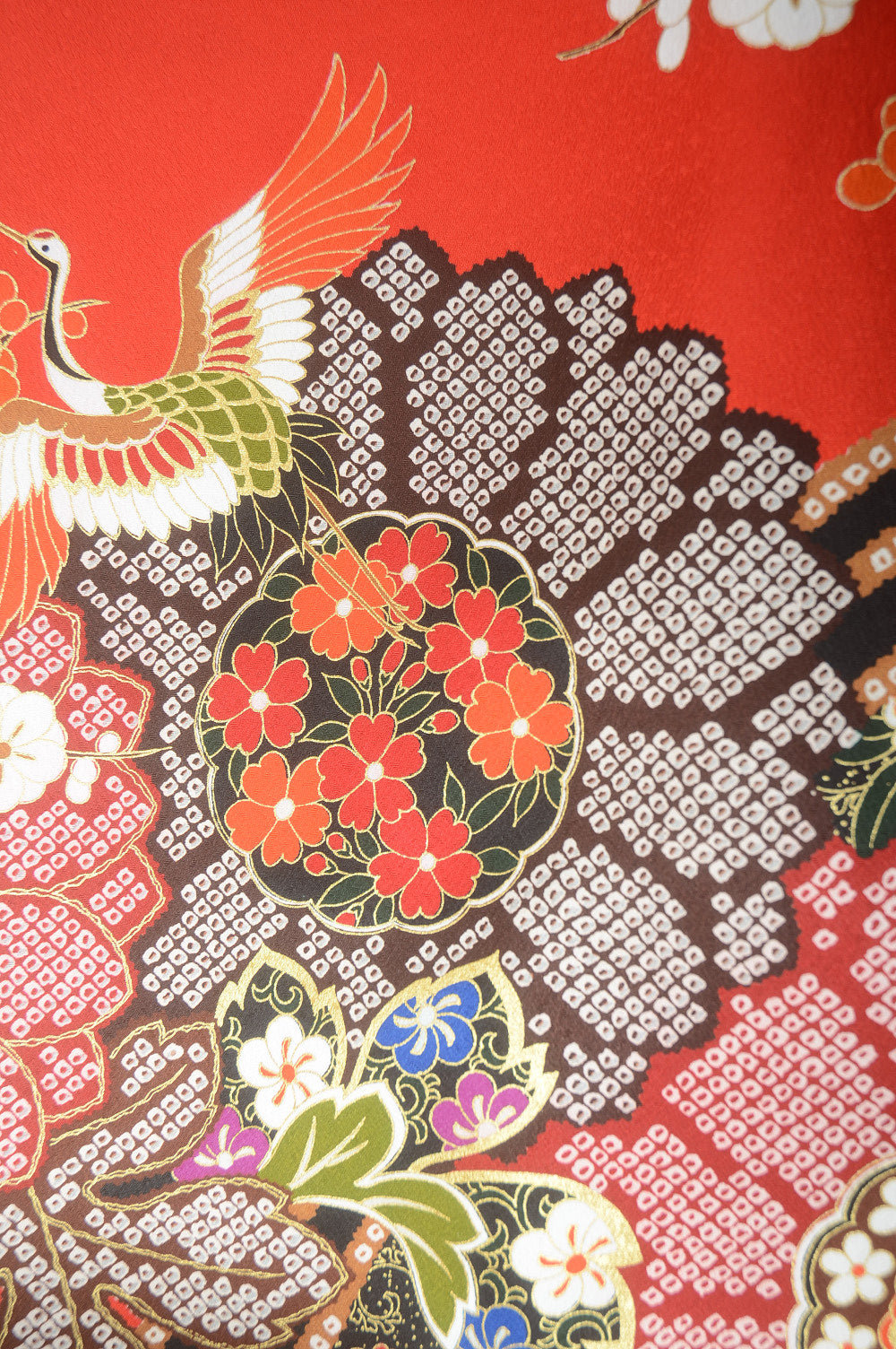 Long-sleeved kimono 6 items set / Furisode / FK#1-387