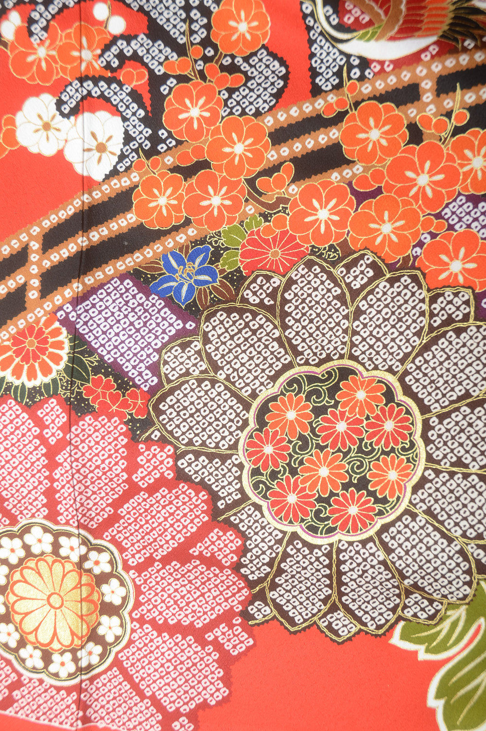 Long-sleeved kimono 6 items set / Furisode / FK#1-387