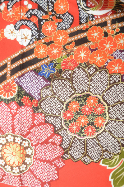 Long-sleeved kimono 6 items set / Furisode / FK#1-387