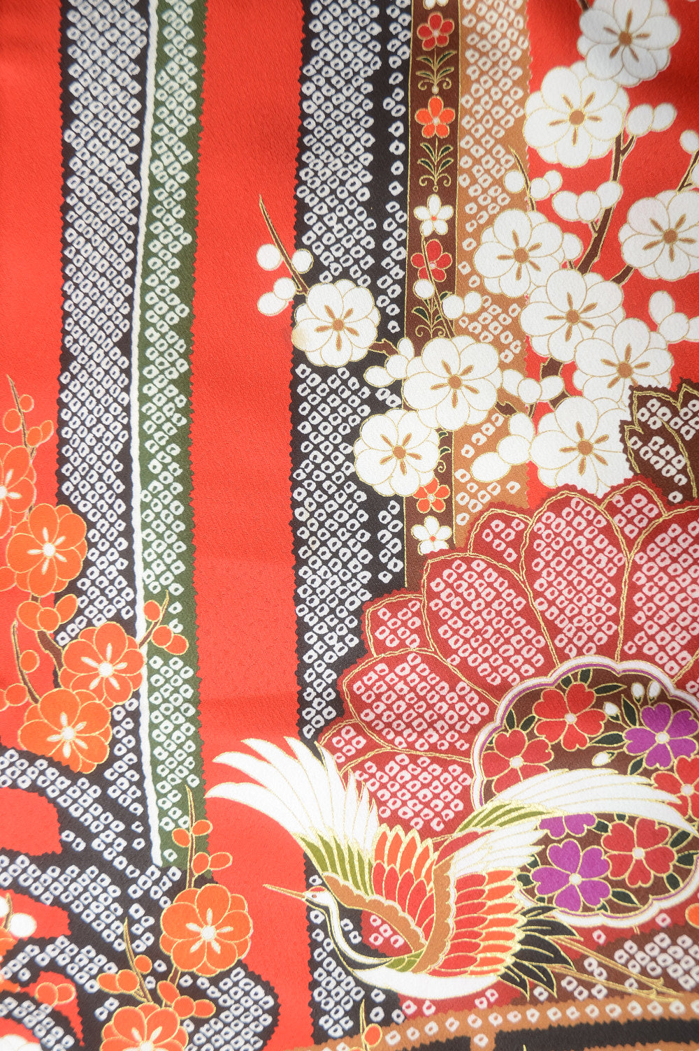 Long-sleeved kimono 6 items set / Furisode / FK#1-387