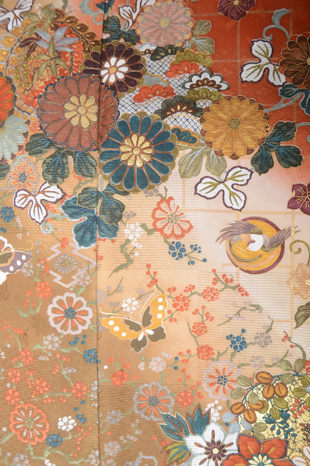 Long-sleeved kimono 6 items set / Furisode / FK#1-389