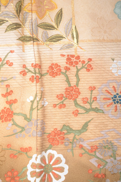 Long-sleeved kimono 6 items set / Furisode / FK#1-389