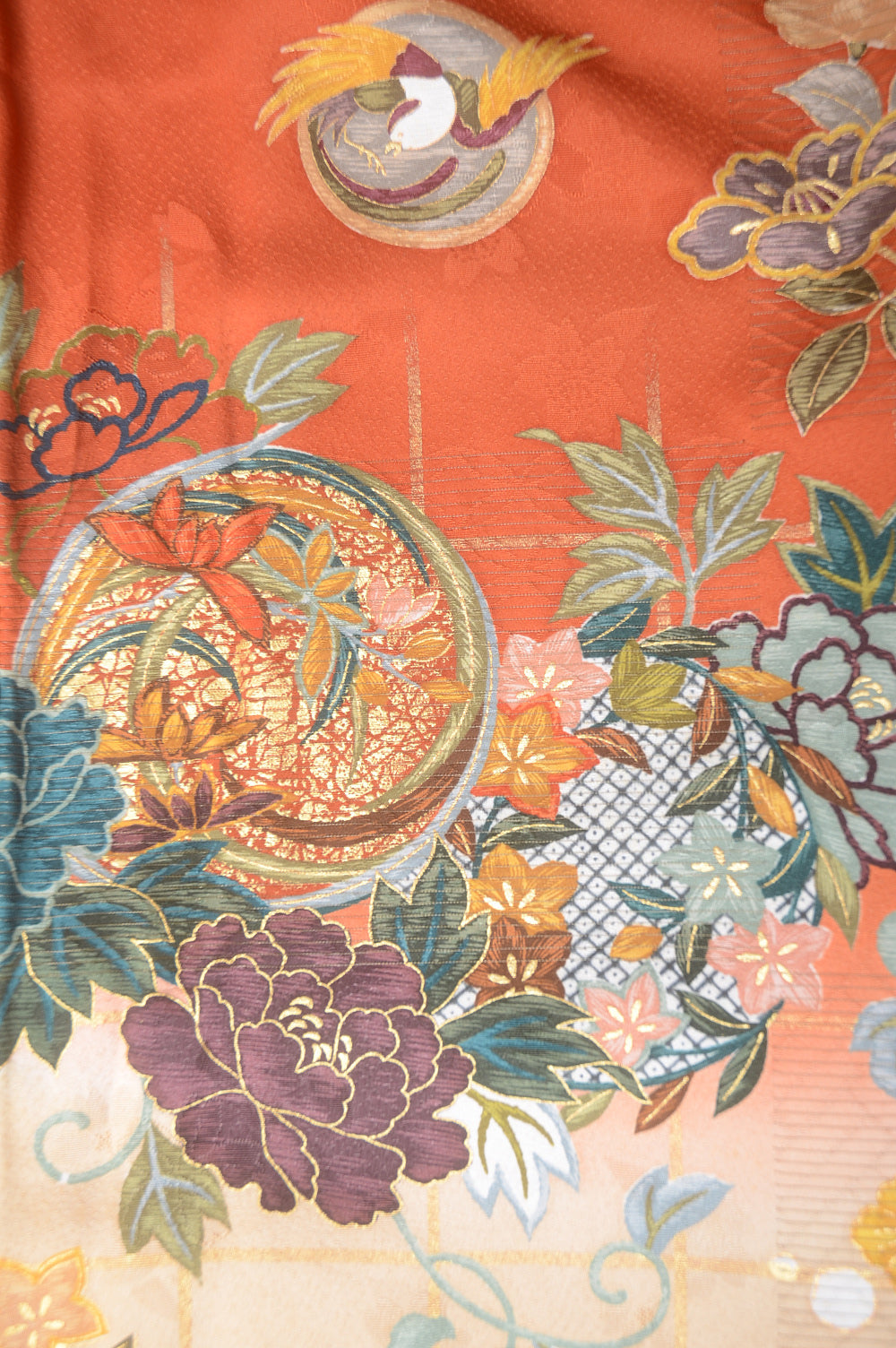Long-sleeved kimono 6 items set / Furisode / FK#1-389