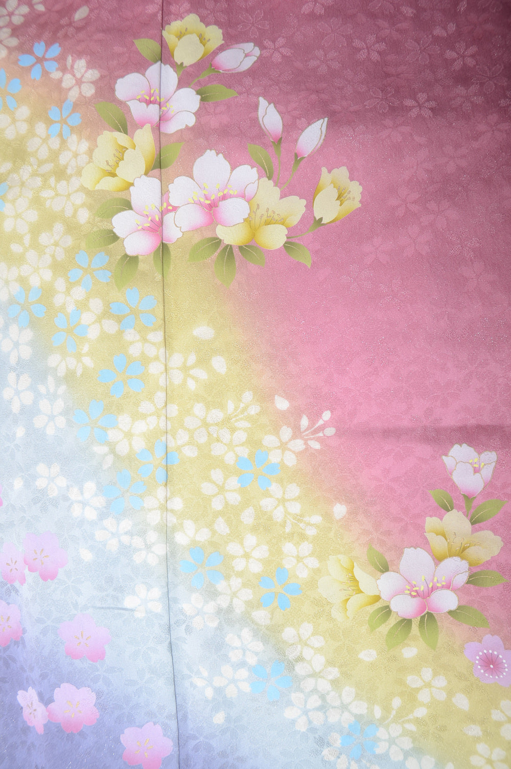 Long-sleeved kimono 6 items set / Furisode / FK#1-390