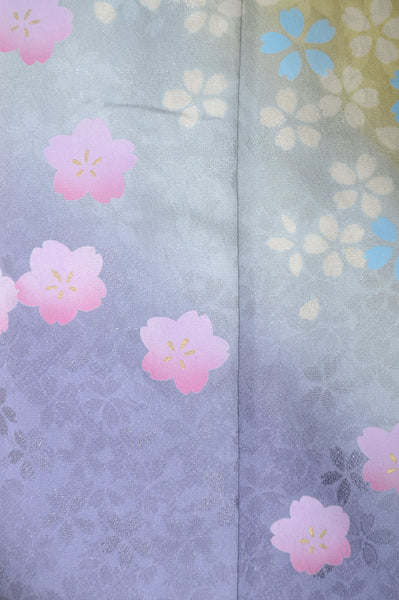 Long-sleeved kimono 6 items set / Furisode / FK#1-390