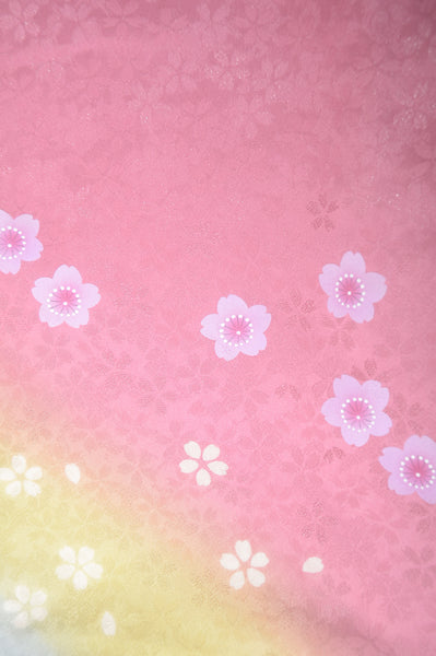 Long-sleeved kimono 6 items set / Furisode / FK#1-390
