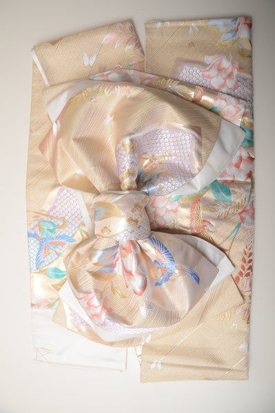 Long-sleeved kimono 6 items set / Furisode / FK#1-390