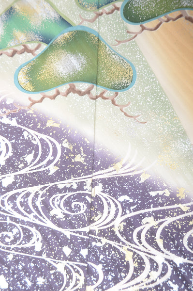 Long-sleeved kimono 6 items set / Furisode / FK#1-391