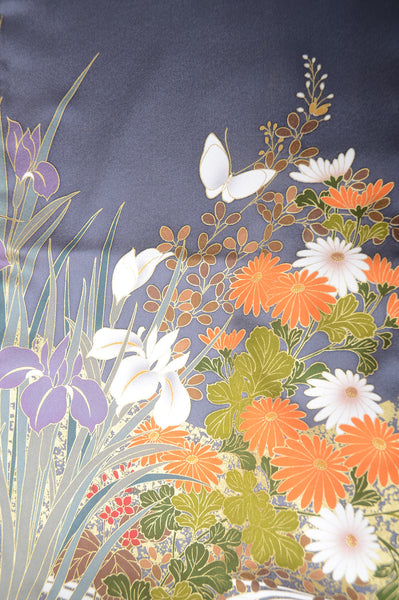 Long-sleeved kimono 6 items set / Furisode / FK#1-392