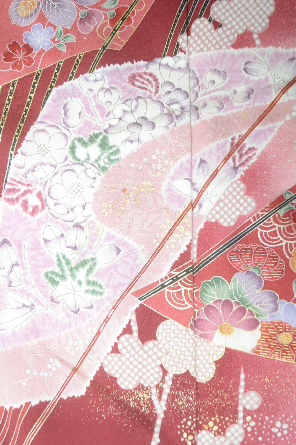 Long-sleeved kimono 6 items set / Furisode / FK#1-393