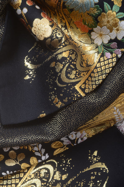 Long-sleeved kimono 6 items set / Furisode / FK#1-393