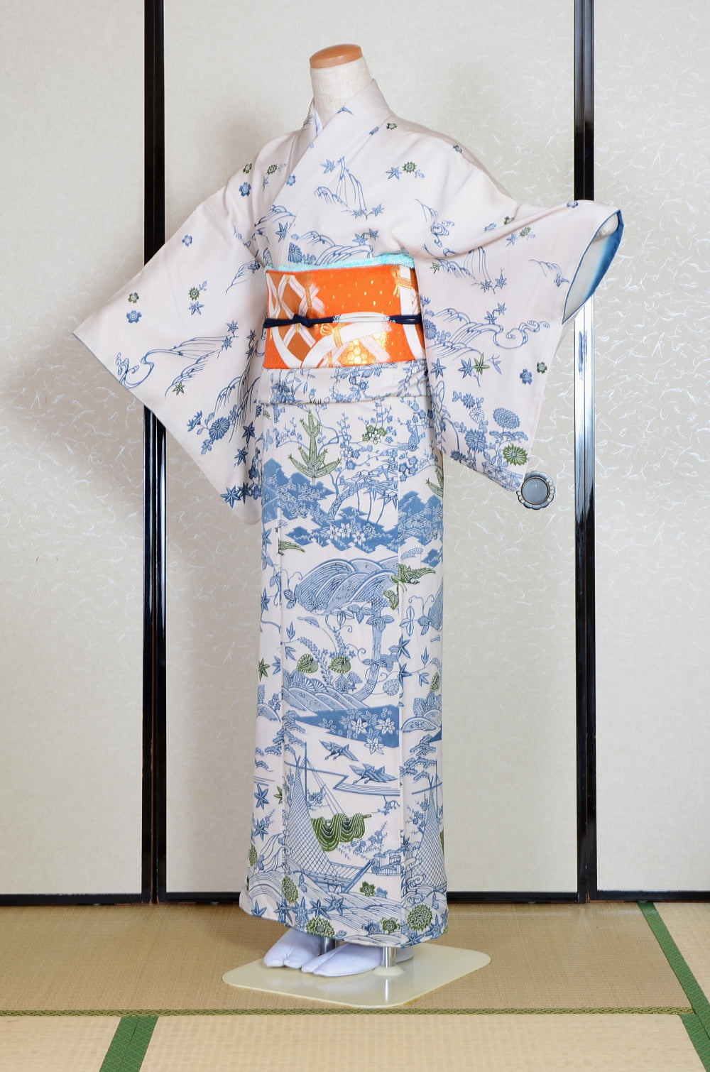 Japanese kimono 6 items set / TK #1-980