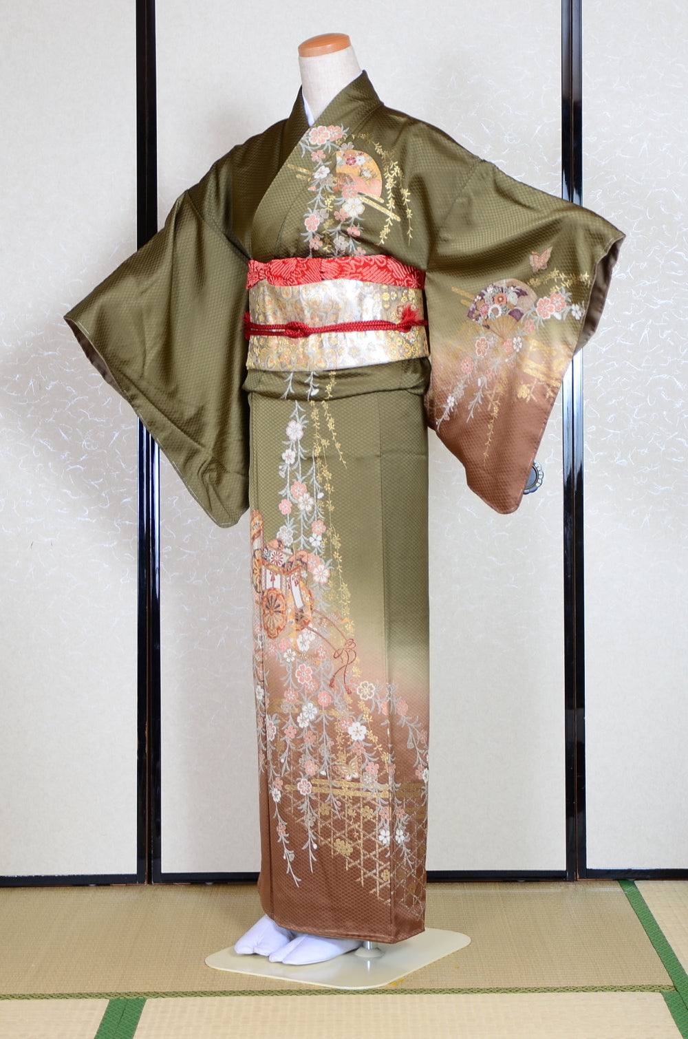 Japanese kimono 6 items set / TK #1-596