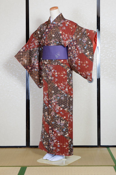 Japanese kimono 4 items set / SK #1-626