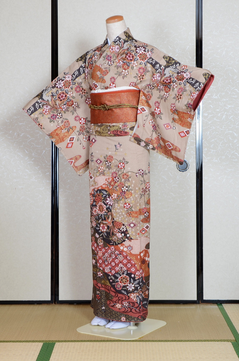 Japanese kimono 6 items set / TK #1-974