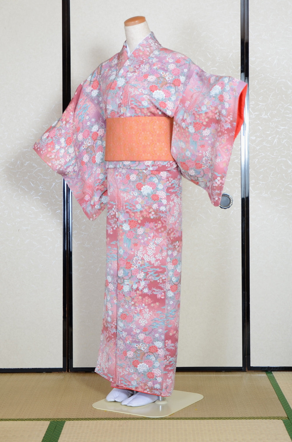 Japanese kimono 4 items set / SK #1-623