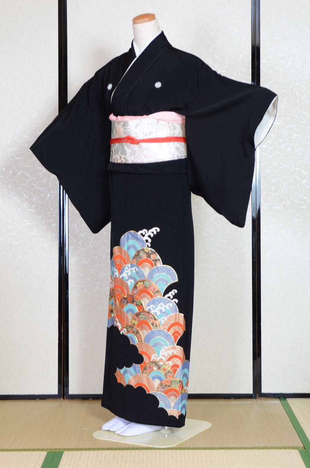 Japanese kimono 6 items set / BK#707