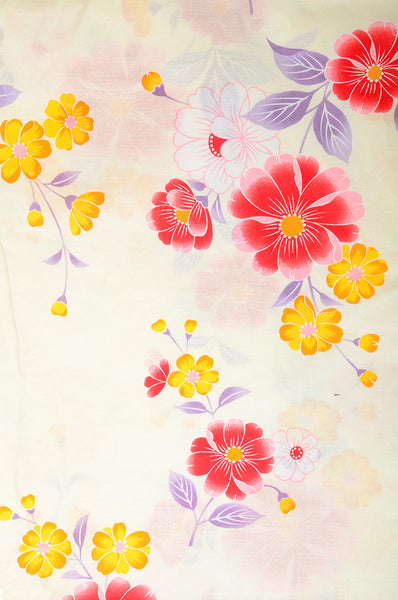 Japanese yukata kimono / H #302