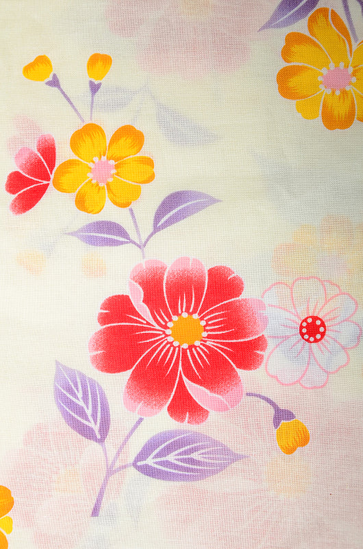 Japanese yukata kimono / H #302