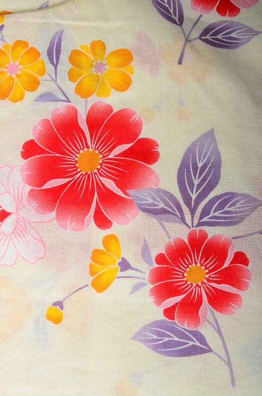 Japanese yukata kimono / H #302