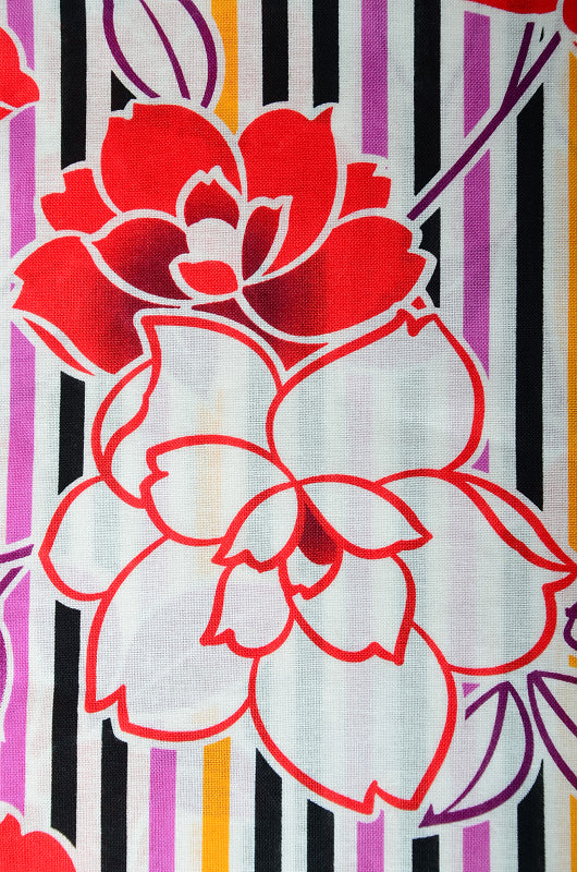 Japanese yukata kimono / H #303