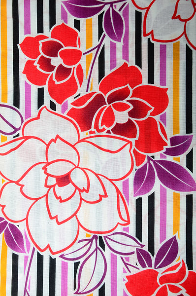 Japanese yukata kimono / H #303