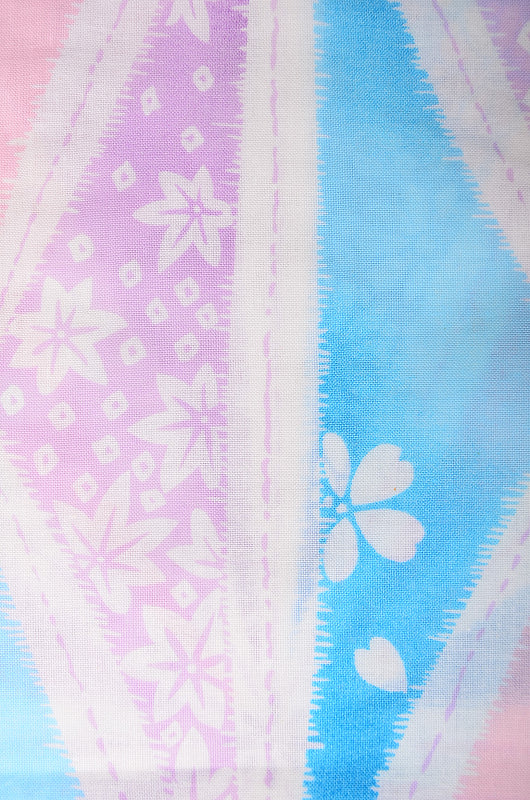 Japanese yukata kimono / H #304