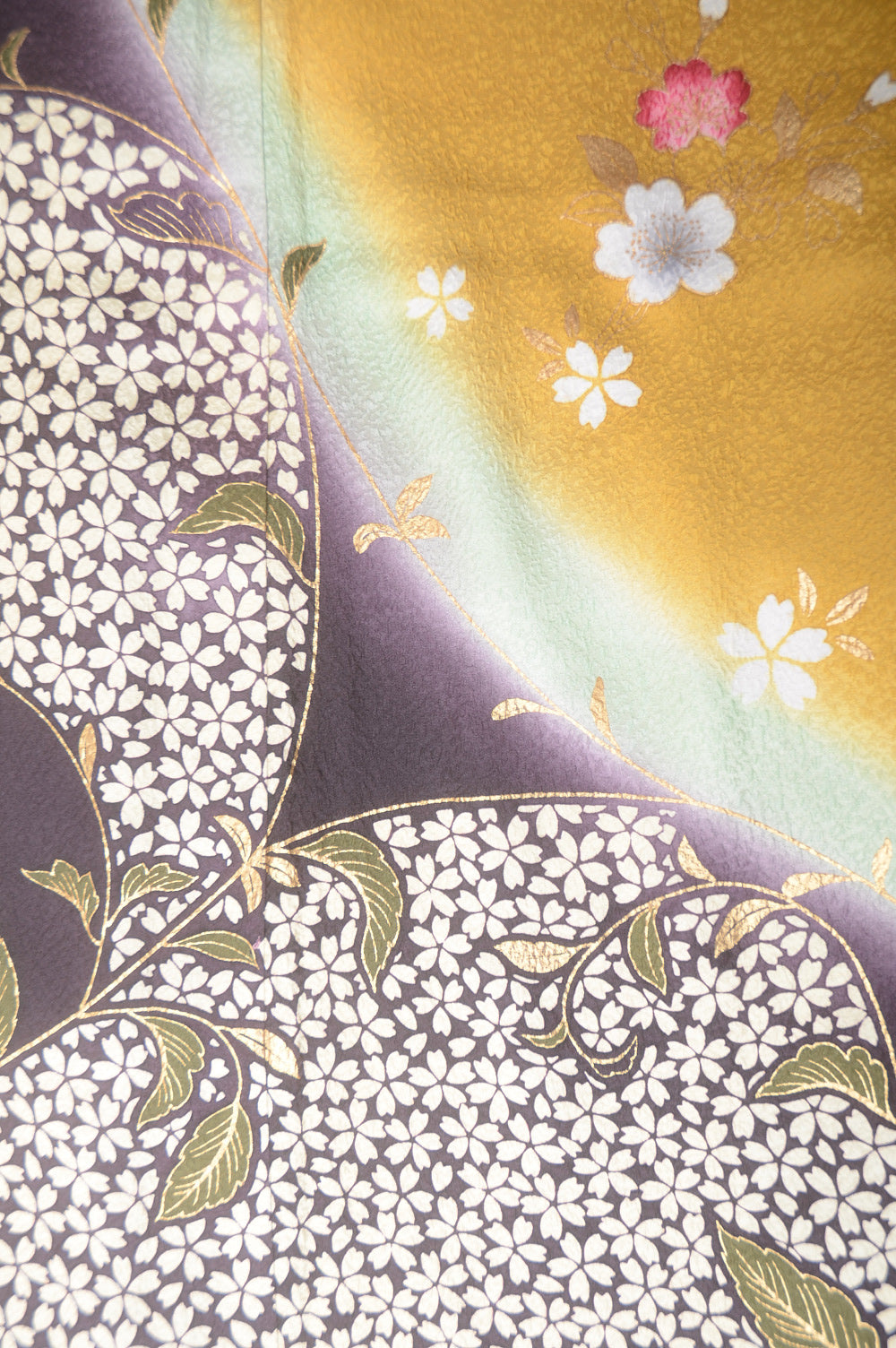 Long-sleeved kimono 6 items set / Furisode / FK#1-422
