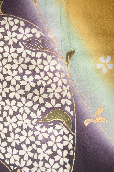Long-sleeved kimono 6 items set / Furisode / FK#1-422
