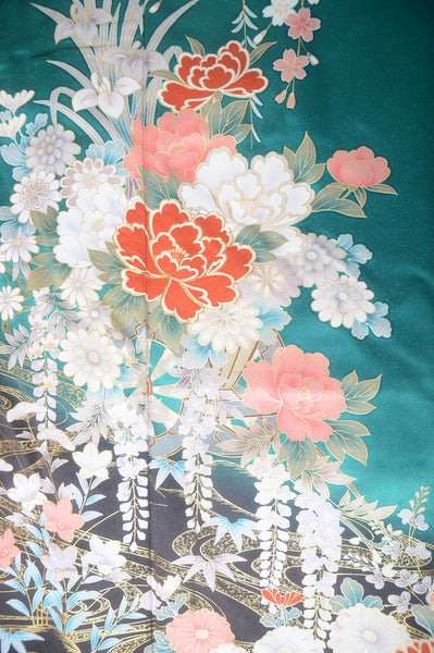 Long-sleeved kimono 6 items set / Furisode / FK#1-423