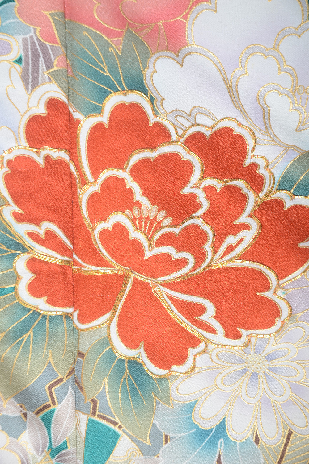 Long-sleeved kimono 6 items set / Furisode / FK#1-423