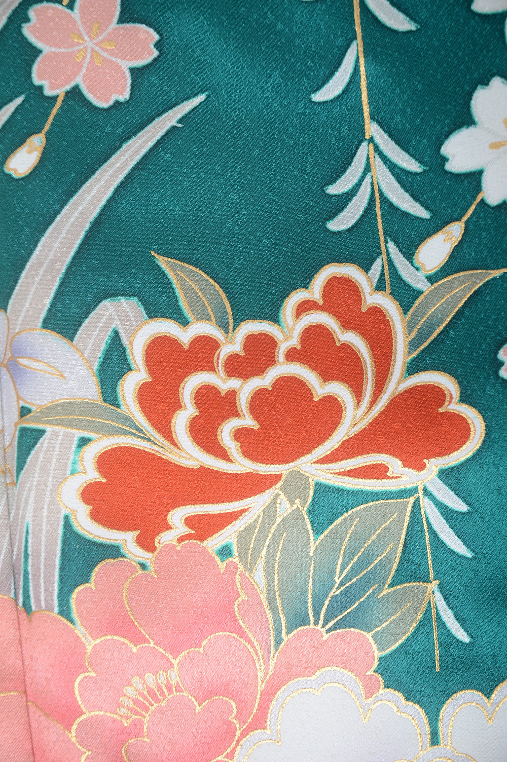 Long-sleeved kimono 6 items set / Furisode / FK#1-423