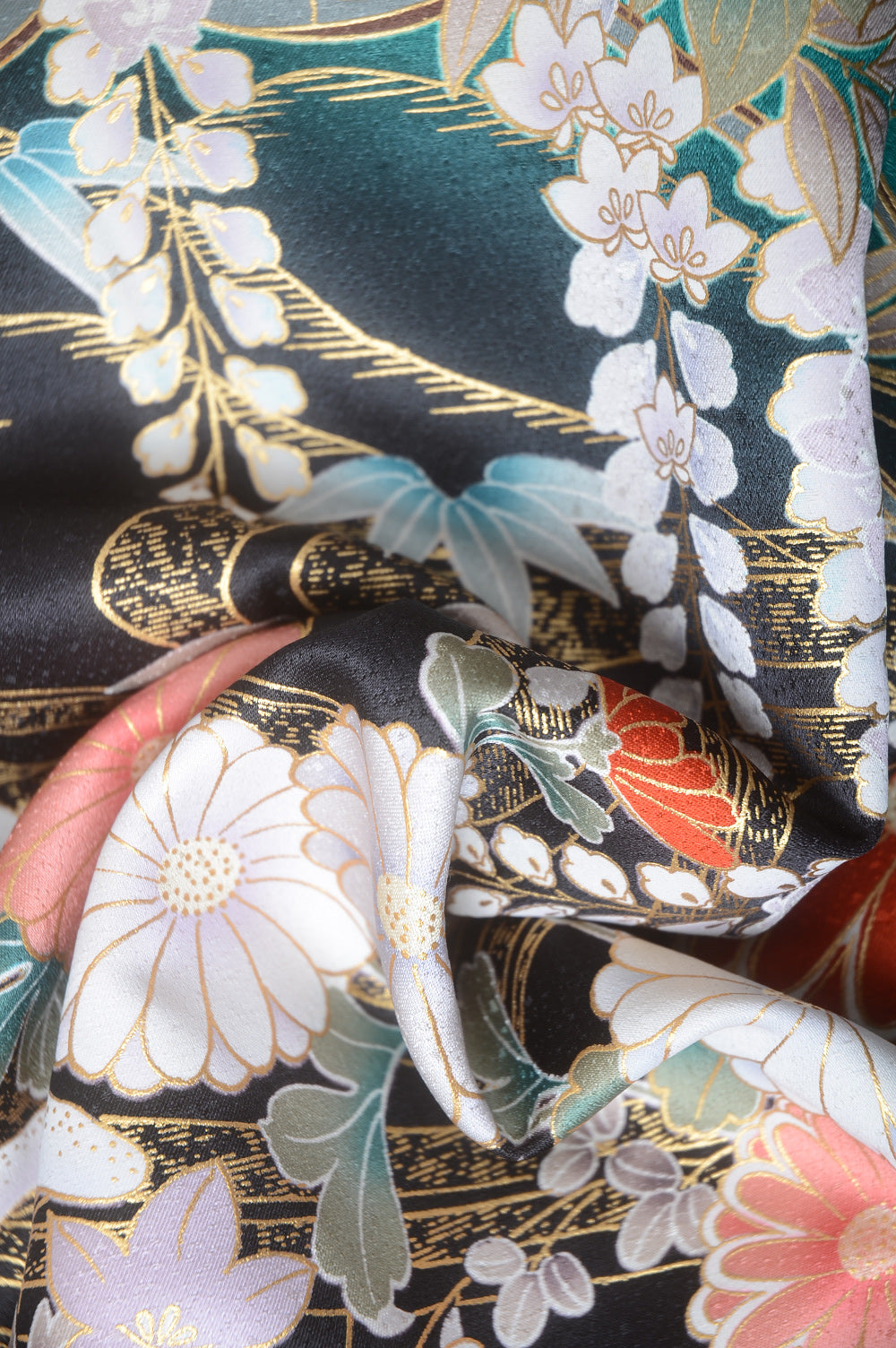 Long-sleeved kimono 6 items set / Furisode / FK#1-423