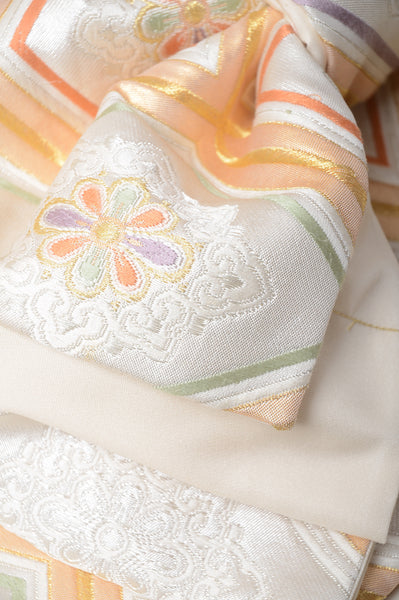Long-sleeved kimono 6 items set / Furisode / FK#1-425