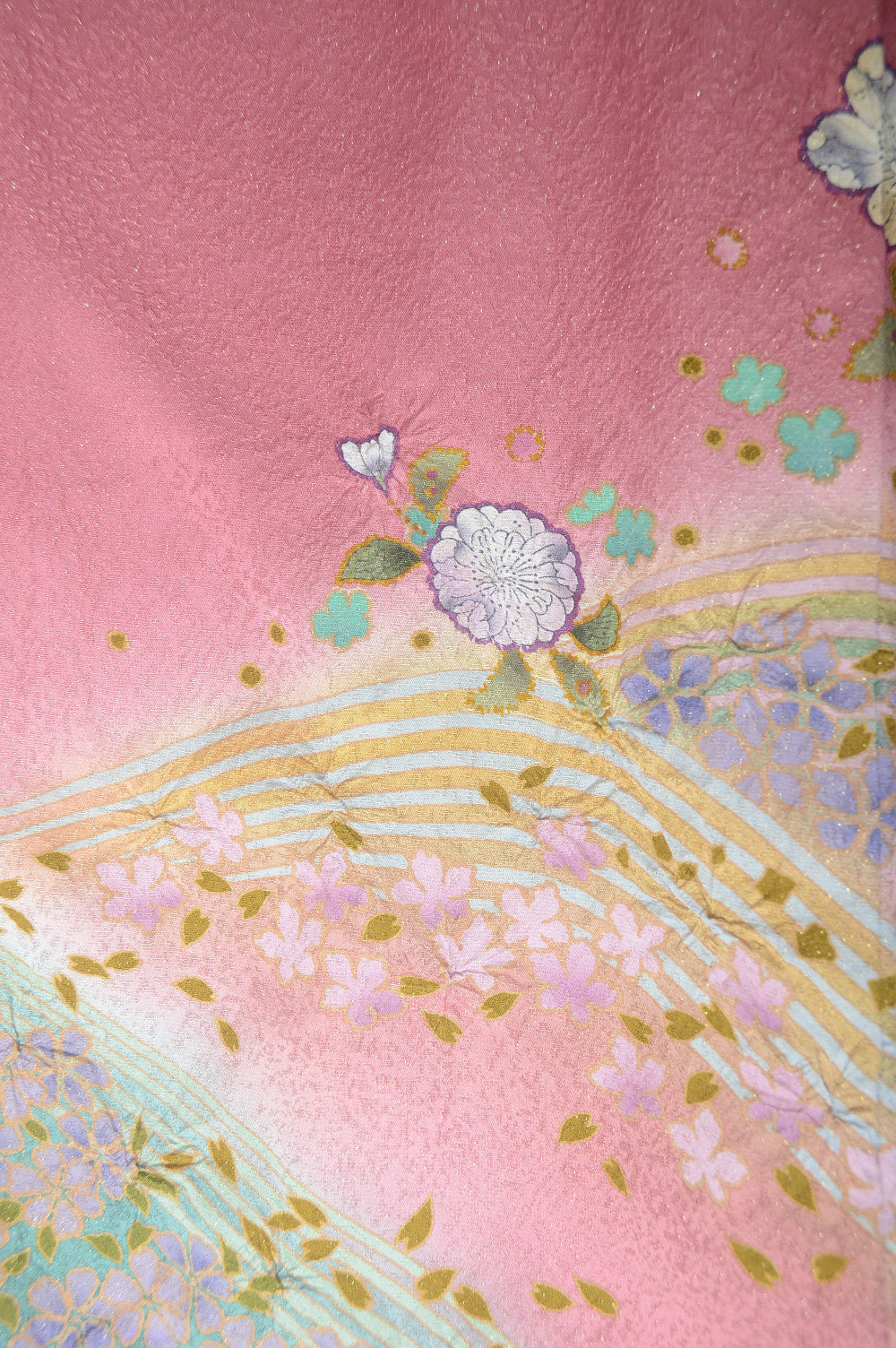 Long-sleeved kimono 6 items set / Furisode / FK#1-427