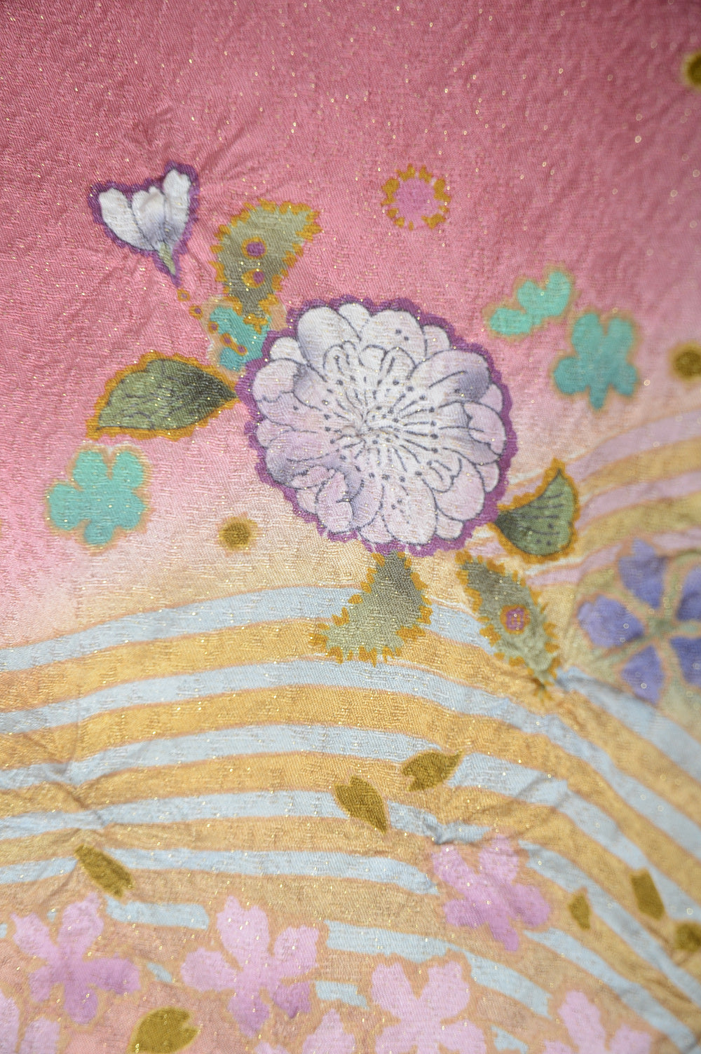 Long-sleeved kimono 6 items set / Furisode / FK#1-427