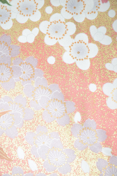 Long-sleeved kimono 6 items set / Furisode / FK#1-428