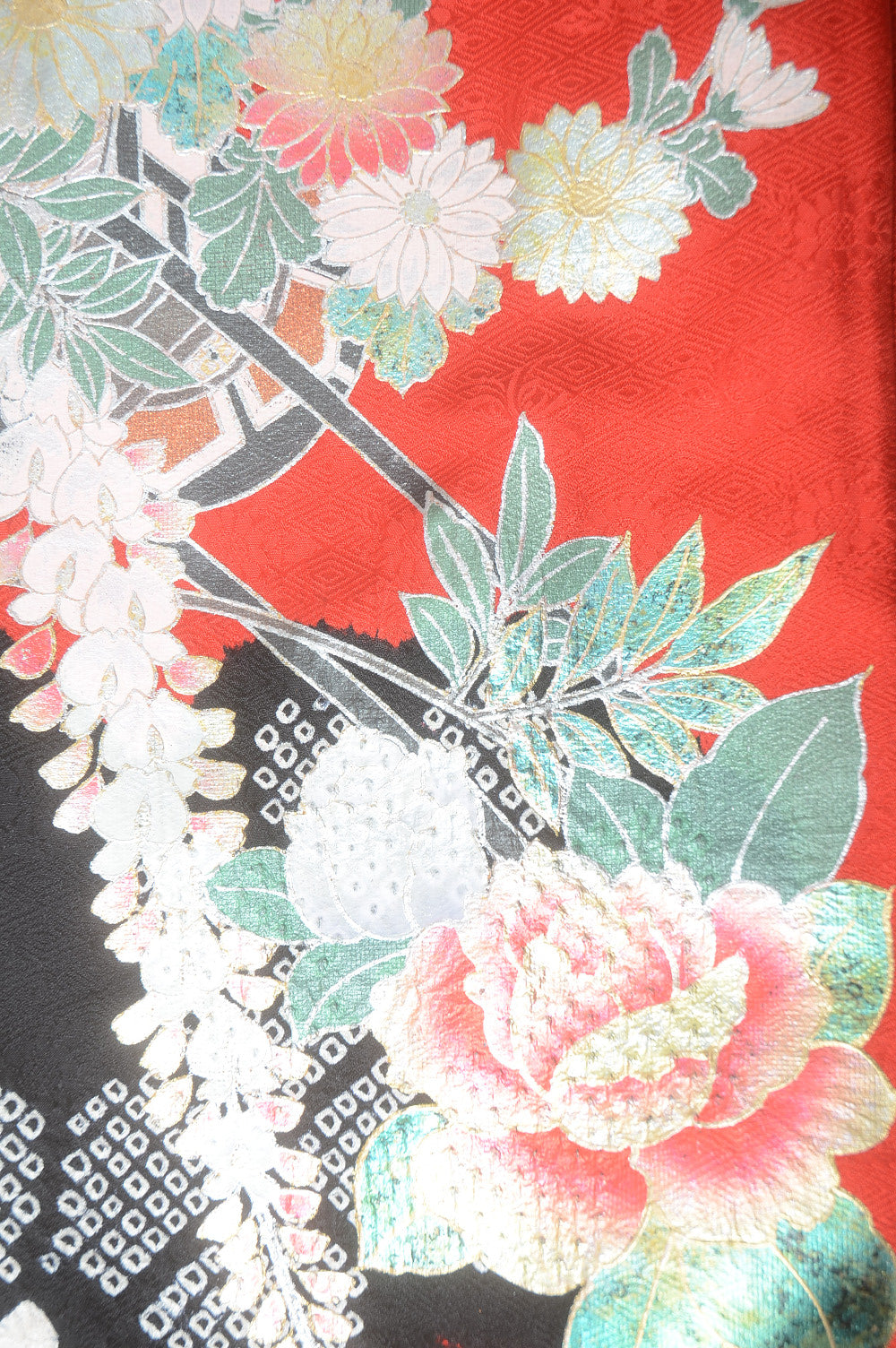 Long-sleeved kimono 6 items set / Furisode / FK#1-432